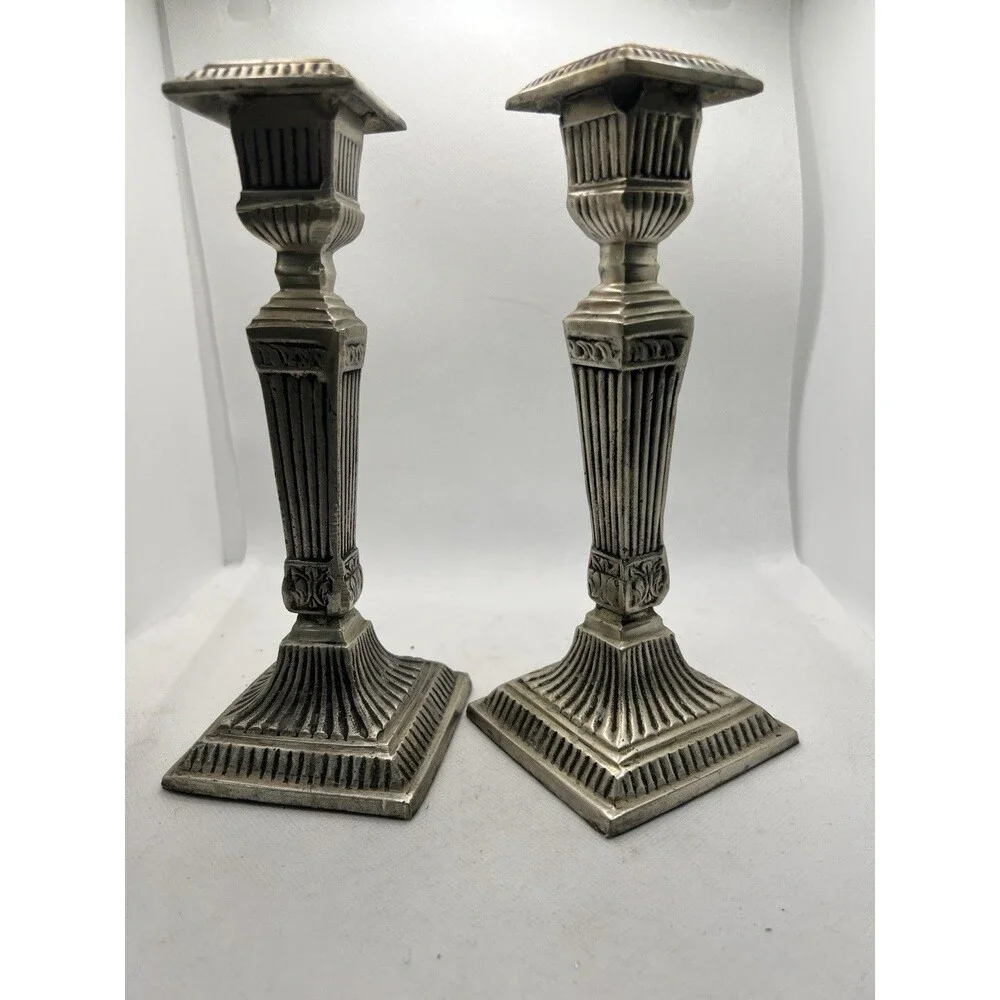 Pottery Barn candlestick candle